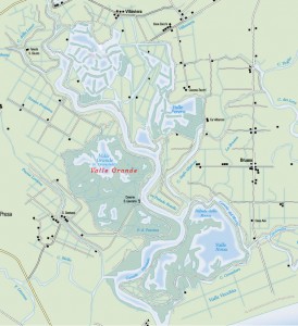 mappa valle franchetti